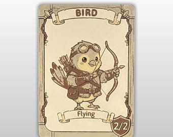 Magic the Gathering Bird Token 2/2