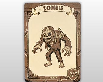 Magic the Gathering Zombie Token 2/2