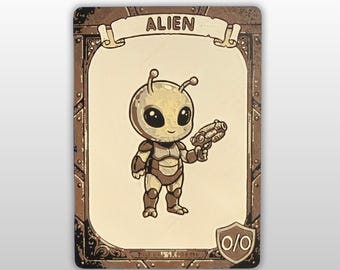 Magic the Gathering Alien Token 0/0