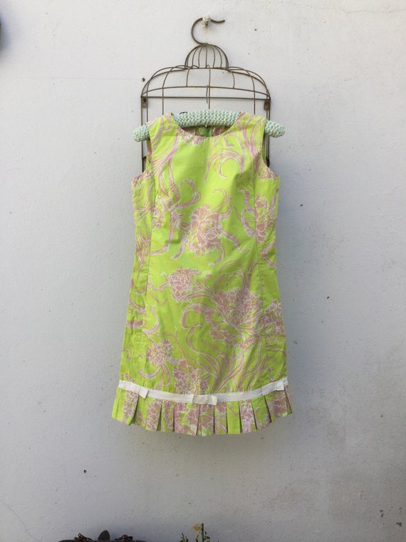 Lilly Pulitzer . Lilly dress 1960s label Origina