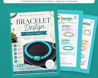 DIY Bead Bracelet Design Guide, Beginner to Advanced Patterns (PDF Download)