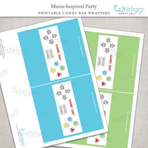 Controller Candy Bar Wrapper Printables - Instant Download - Etsy