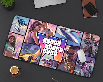GTA 6 Printed Mousepad for Gamers | Desk Pad