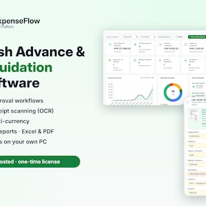 Gastos de software para la liquidación de anticipos de efectivo: flujos de trabajo de aprobación autogestionados, escaneo de recibos (OCR).
