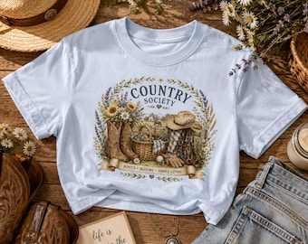 Country Society crop top | Vintage countrystijl