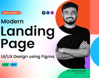 Figma-Landingpage-UI/UX-Design | Responsives Webdesign (WordPress/Webflow)