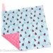 Emma Priebe reviewed Ladybug Baby Lovey Blanket - Pink and Aqua Ladybugs Lovey 15"x15" - Ready to Ship