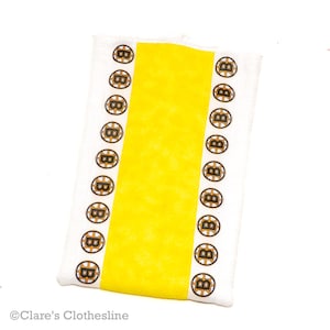 Boston Bruins Baby Burp Cloth | Gold Bruins Ice Hockey Ribbon Burp Rag | Boston Sports Fan Baby Gift | Baby Shower Gift | Ready to Ship