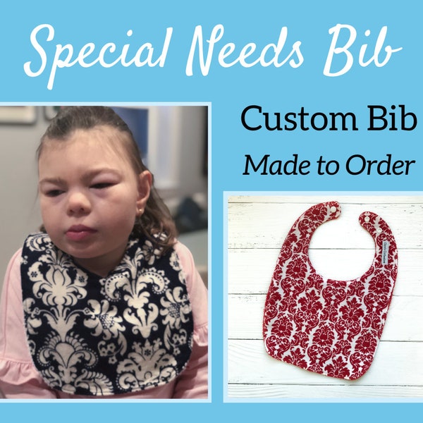 Special Needs Bibs Etsy