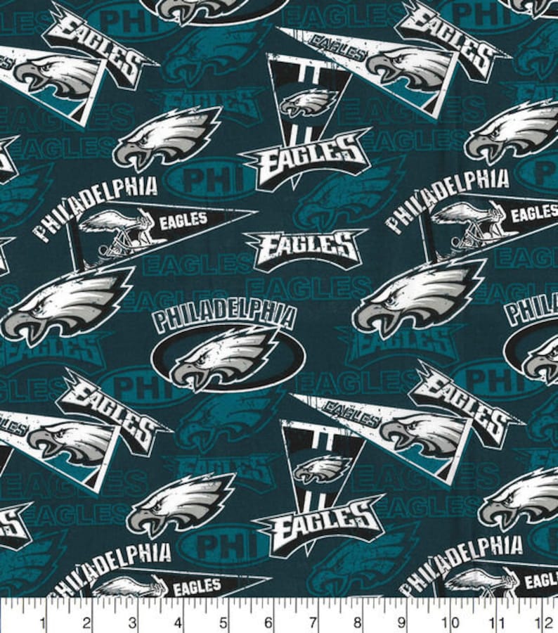 Philadelphia Eagles Baby Lovey Blanket Eagles Football Etsy