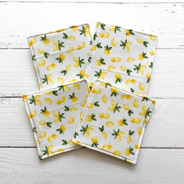 Yellow Coasters Etsy