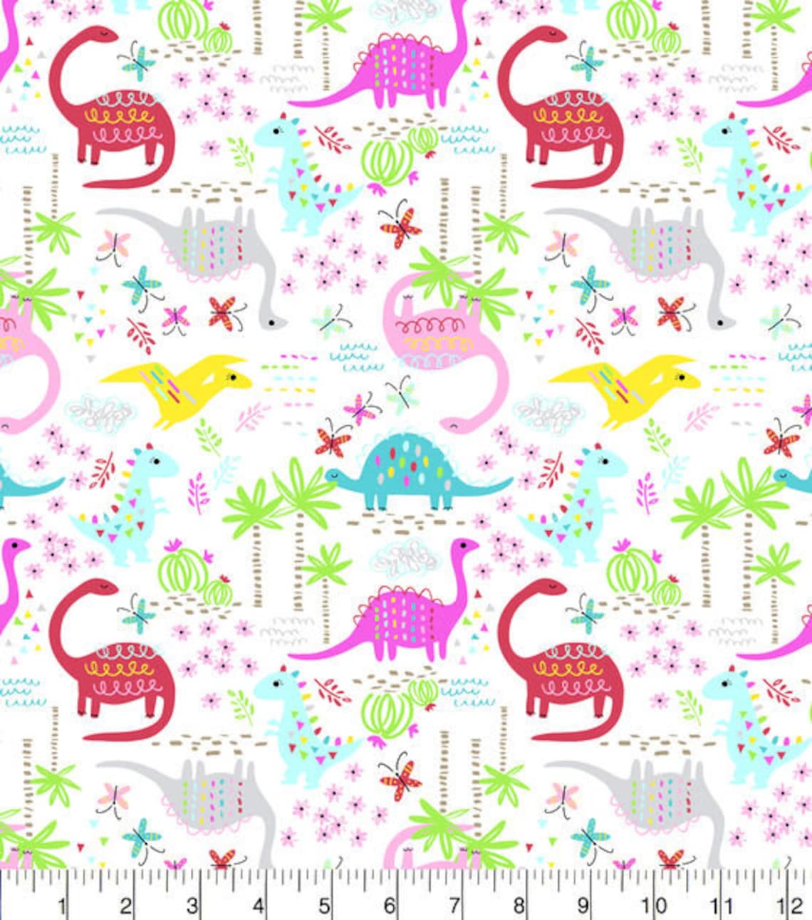 Dinosaur Baby Lovey Blanket Pink Girly Dino Lovey Flannel Etsy