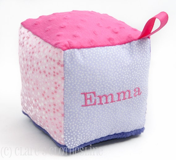 Custom Soft Block Baby Toy | Soft Cube Toy | Personalized Baby Block …