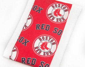 Boston Red Sox Baby Burp Cloth | Red Sox Red Baseball Burp Rag | Boston Sports Fan Baby Gift | Baby Shower Gift |Ready to Ship