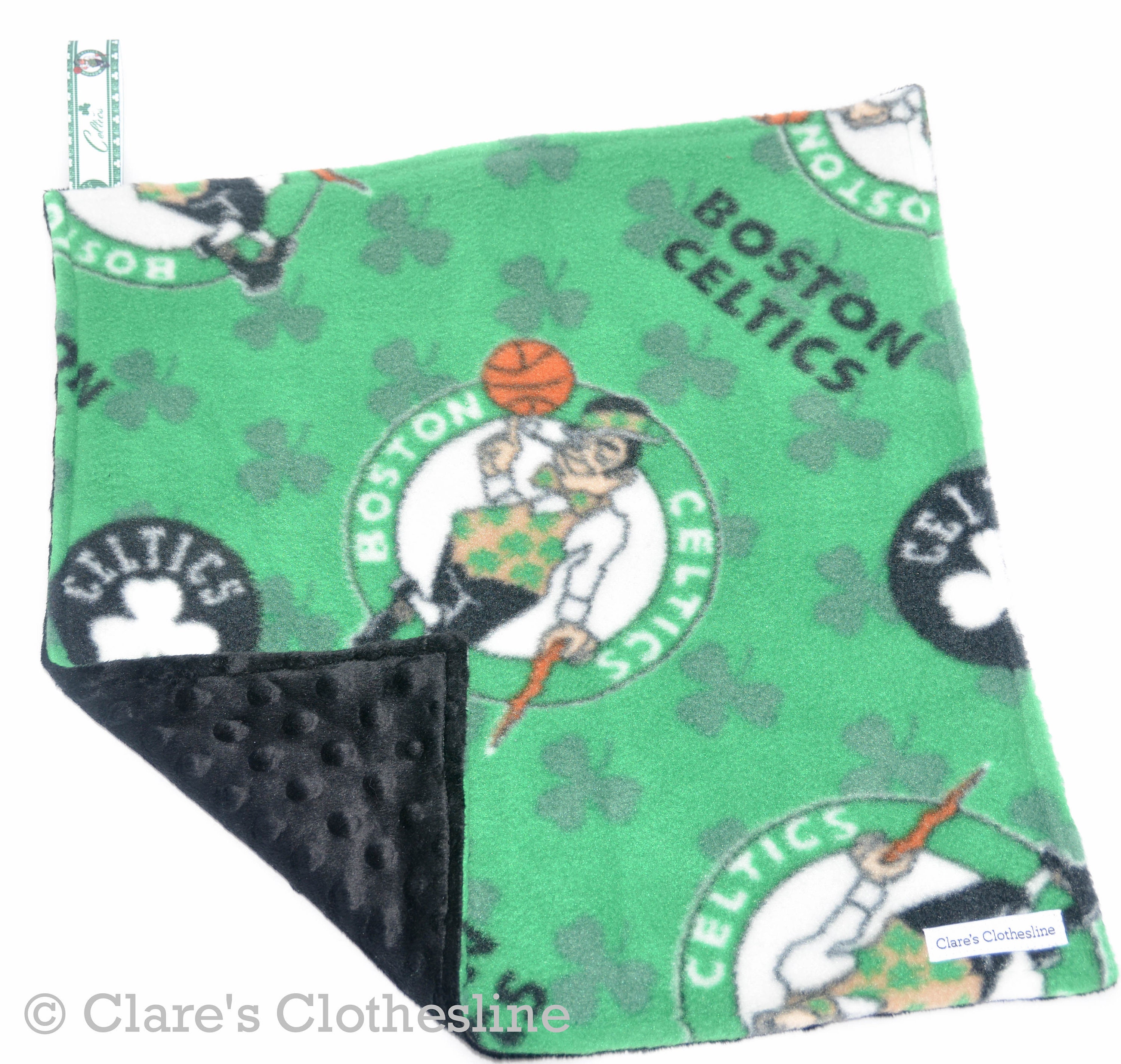 Celtics Basketball Blanket 