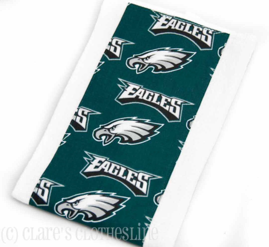 Philadelphia Eagles Baby Burp Cloth Eagles Football Burp Rag Philly