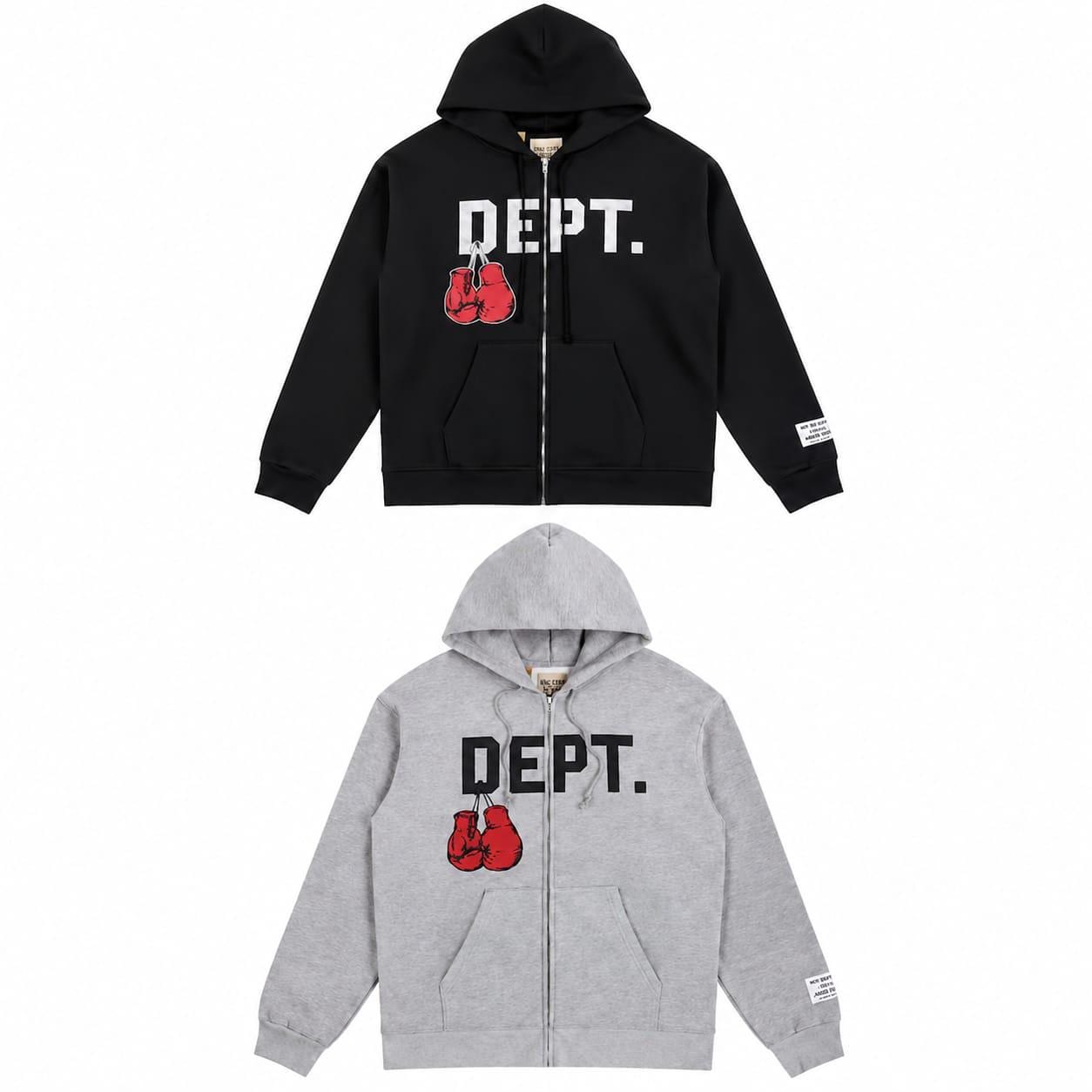GALLERY DEPT. グレー フード付きパーカー GALLERY DEPT. GD PAINT