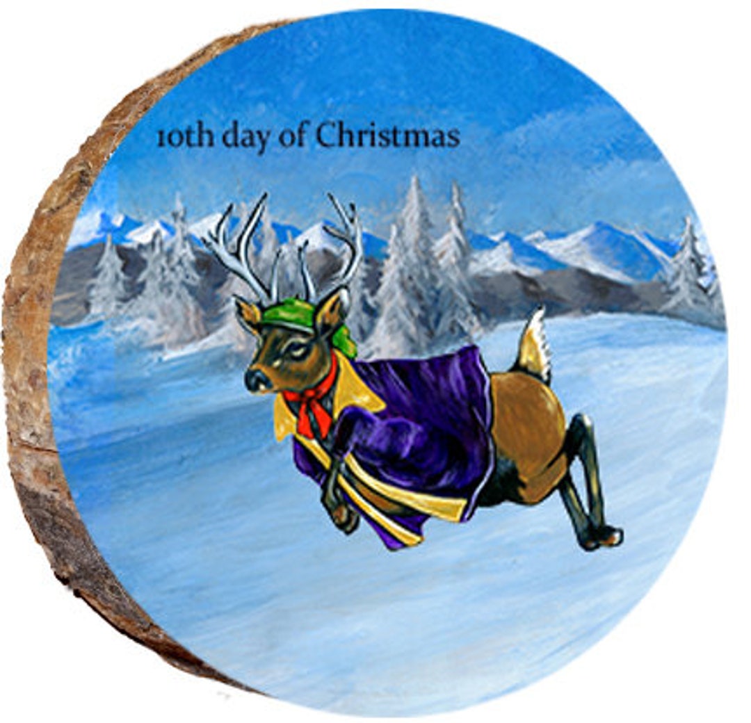 10th Day of Christmas Elk - DX222 - Etsy