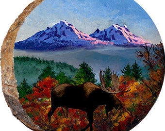 Moose in Fall Foliage DAE450