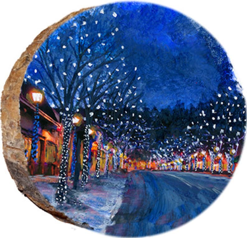Christmas Estes Park Decorated DX123 Etsy