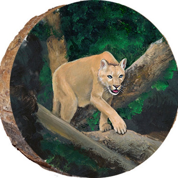 Mountain Lion Art - Etsy