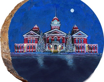 Moonlit Crown Point Courthouse - DCP153