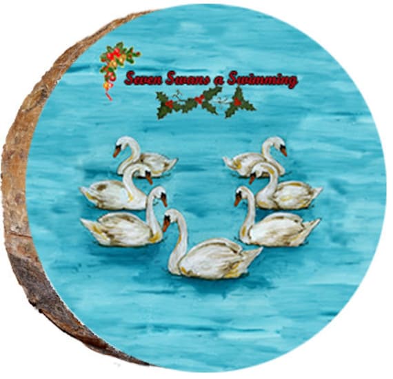 その他  Seven Swans Swimming 2021 Seven Swans A Swimming - DX207 - Etsy