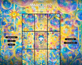 Marill 232 Inspired Extended Art | Ascended Heroes 9 Pocket Binder Display | Digital Download