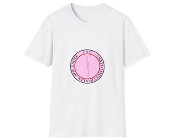 T-shirt med logotyp, helt obegripligt unik