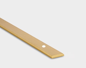 Piastre posteriori in ottone massiccio per maniglie di mobili e pomelli per porte / Diverse misure / Disponibili in oro, nero, oro antico e argento