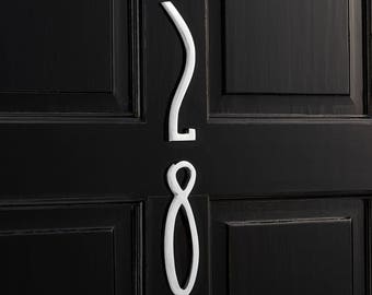 Brass Chrome House Door Numbers