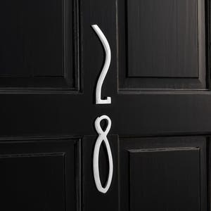 Brass Chrome House Door Numbers