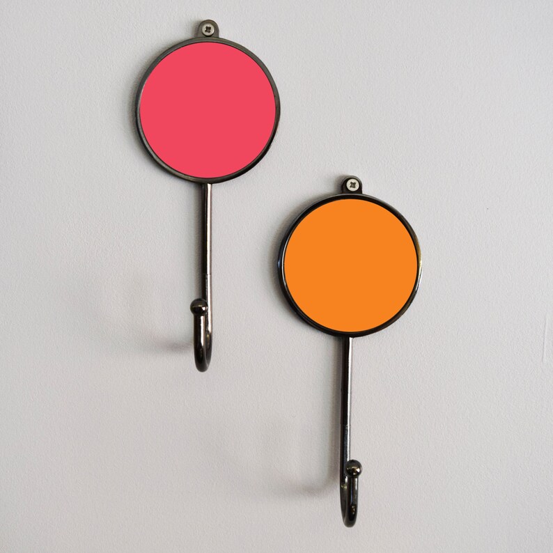 Bright & Pastel Colour Coat Hanger Wall Clothes Towel Storage Etsy