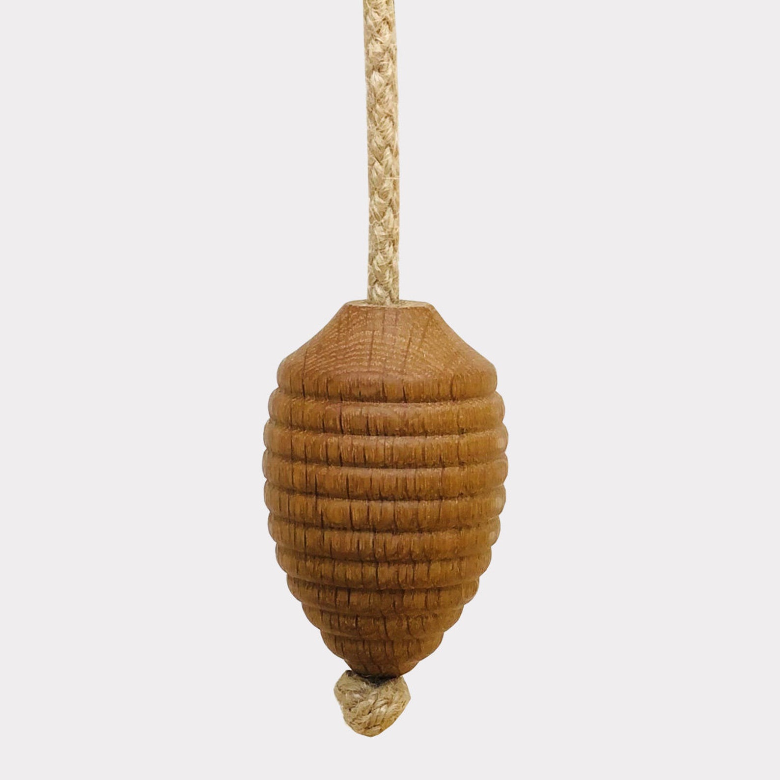 Solid Wooden Oak Rope Bathroom Light Pulls Etsy