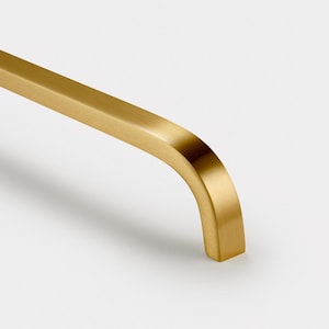 Gold Kitchen Handles, 128mm Cabinet Door Handle, Solid Brass Gold / 5&quot; cupboard handles, wardrobe doors, drawers, appliance pulls