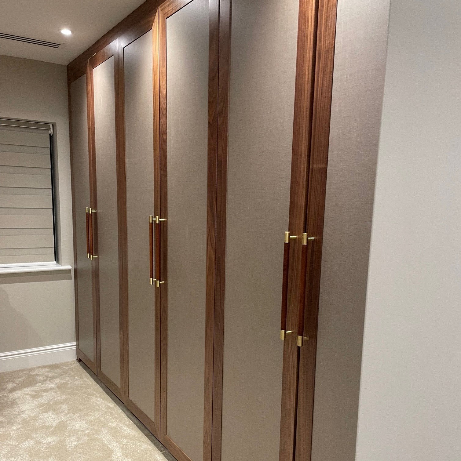 Solid Brass Gold Bar Handles With Brown Black Green & Blue Etsy UK