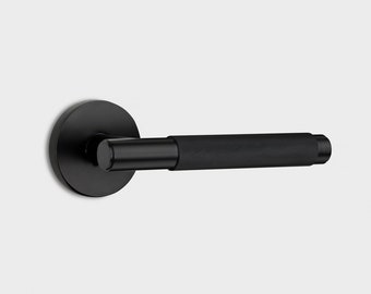 Door Handle & Knob Pair Gold Door Handle Pull Handle Interior Door Handle Brass Modern Hardware Black Door Handle Closet Hallway Bedroom