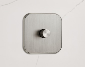 Silver LED Dimmer Switch, Trailing Edge Dimming Control