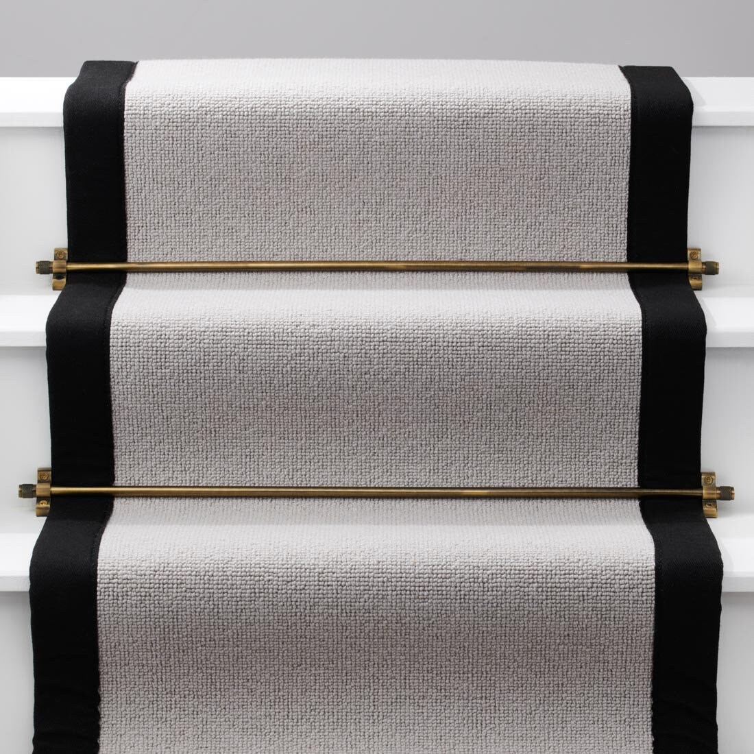 Solid Brass Black Gold & Antique Gold Knurled Carpet Runner Etsy