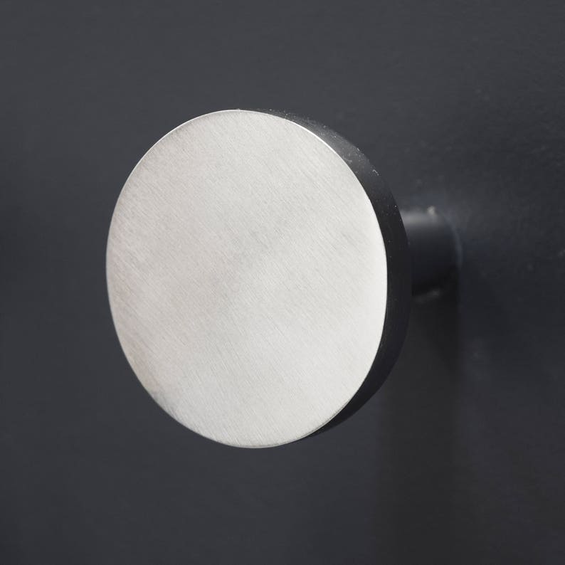 Pair of Contemporary Solid Brass Silver Curtain Tie Backs Etsy