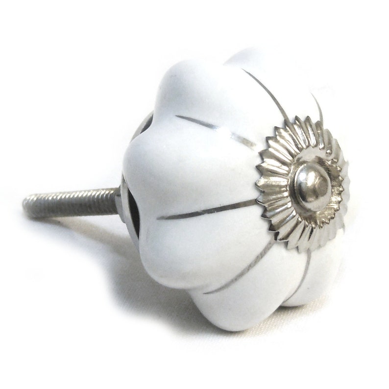 Large Selection of White Vintage Ceramic Door Knobs Handle Etsy UK