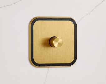 Gold & Black LED Dimmer Switch | Trailing Edge, UK Made