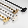 Brass Stair Rods for Carpet Runners: or full with carpets. Cut rod to size for exact fit. Available in Gold, Antique Gold, Silver, Black