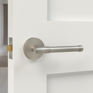 Solid Brass Silver Lever Door Handles | Suitable for Interior Doors | Spring Loaded. Matching Latch.