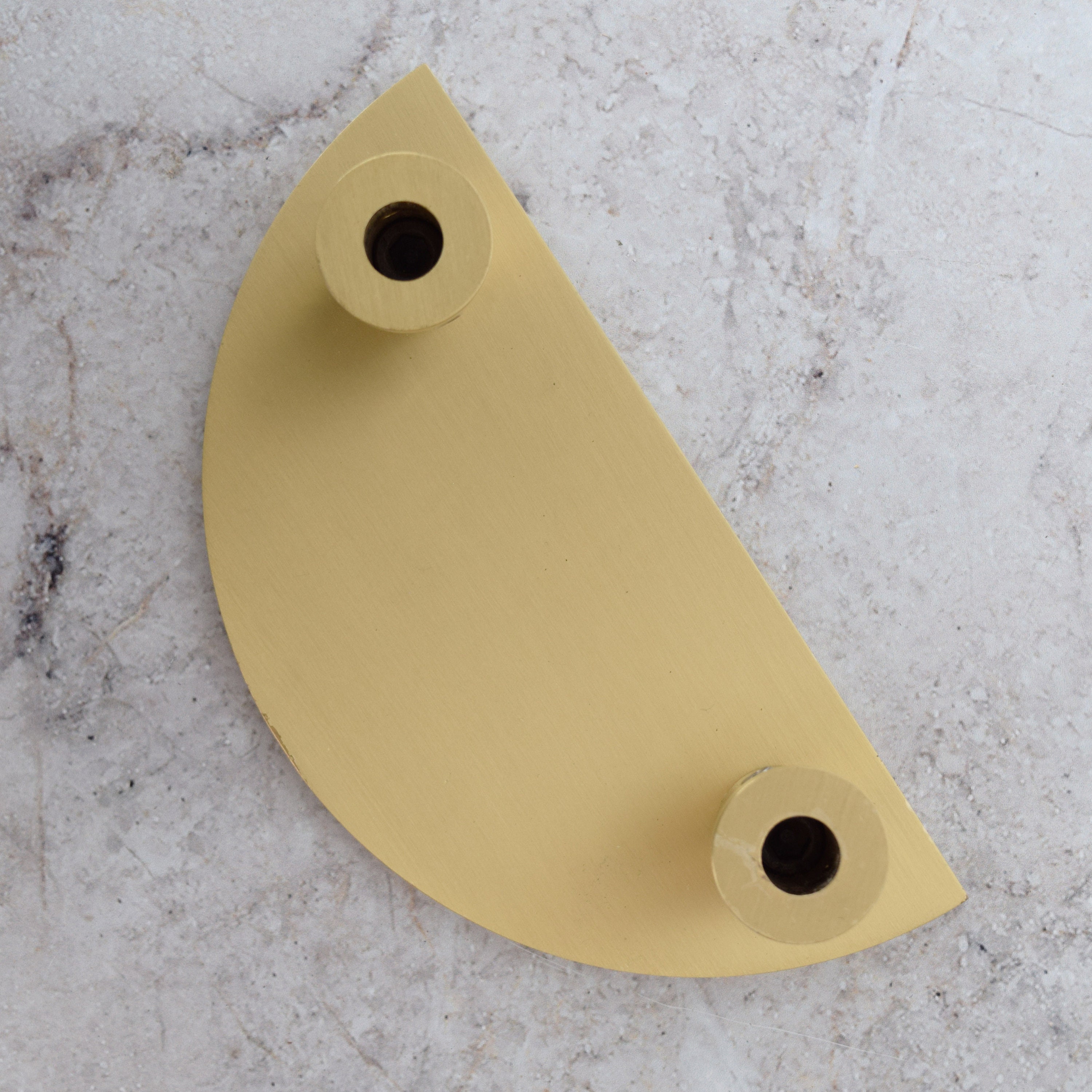 Large Handles Diamond Brass Half Moon Pulls Etsy