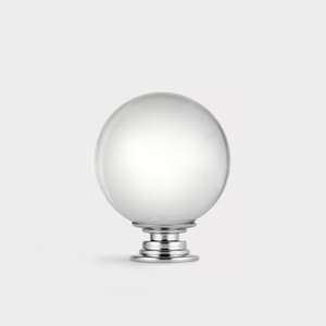 Clear Crystal Knobs for cabinets, drawers and dressers. Round Glass Cupboard Door knobs