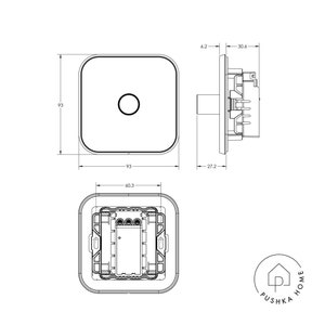 Two Way Rotary Dimmer Switch 150W Gold in 1G 2G 3G 4G LED Compatible Trailing Edge image 7