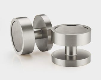 Pomelli per porte rotondi in ottone massiccio / Ferramenta moderna per porte interne