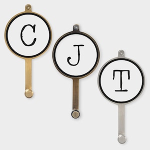 Typewriter Letter Wall Hook | Personalized Alphabet Coat Hook