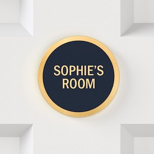 Personalised Brass name door sign, Room Sign, Name plaque,  Hotel Door Sign, Door Plaque, bedroom sign, apartment sign, interior door sign